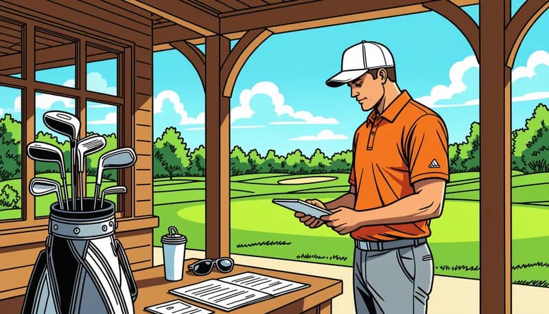 コースデビュー前の持ち物チェックリスト - illustration for new course preparation first time