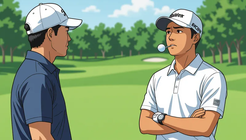 まとめ:感情をマスターして真のゴルファーになる - illustration for anger management golf course