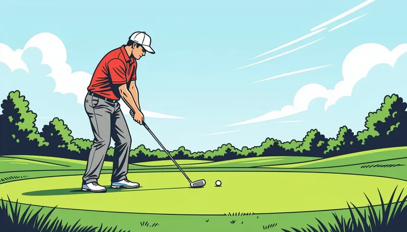 距離感を養う基本ドリル - illustration for approach practice drills collection