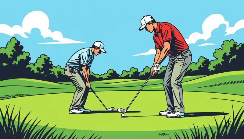 効果的なアプローチ練習メニュー - illustration for approach practice short game skill