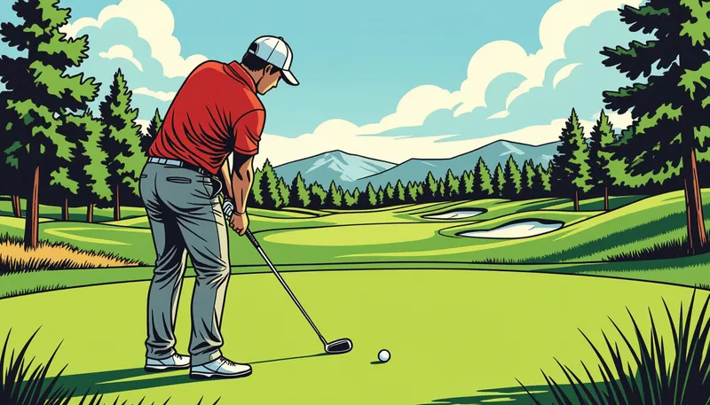 バックナインでスコアを崩さないための準備 - illustration for back nine scoring finishing strong