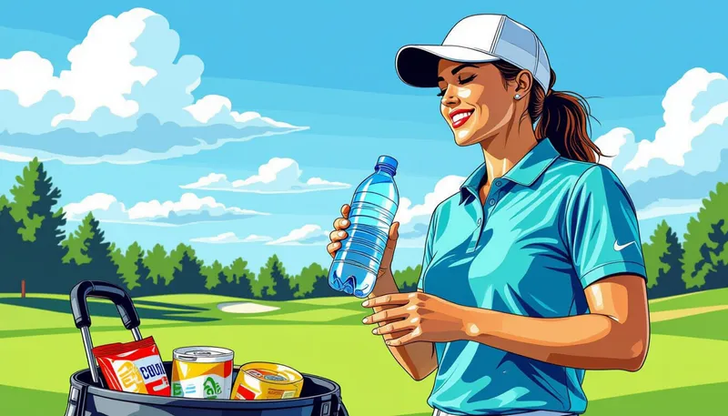 後半にスタミナが落ちる原因 - illustration for back nine stamina maintenance