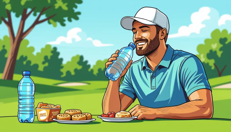 効果的な栄養補給戦略 - illustration for back nine stamina maintenance