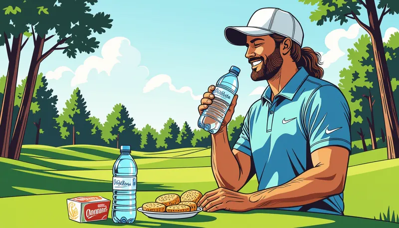 メンタル管理とスタミナの関係 - illustration for back nine stamina maintenance