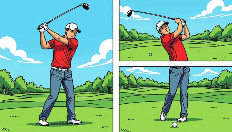 ミスショットの5大種類とその特徴 - illustration for beginner golf mistakes solutions