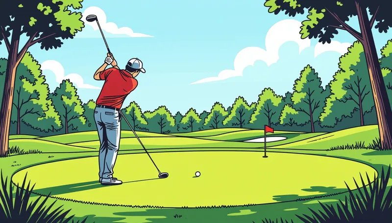 重点的に練習すべき技術 - illustration for break 100 golf beginner journey