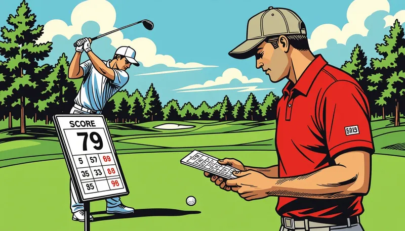 80切りに必要なスコアマネジメント戦略 - illustration for break 80 step up methods