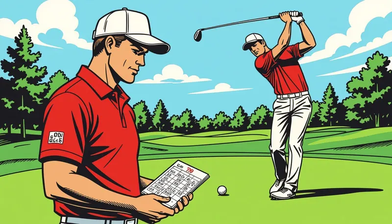 ティーショットの安定性とフェアウェイキープ - illustration for break 80 step up methods