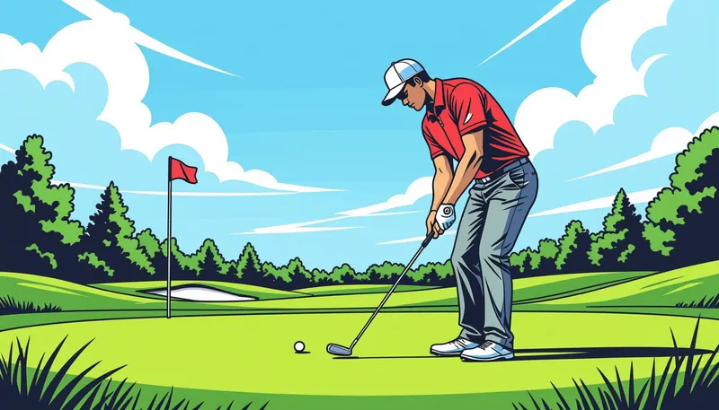 アプローチショット（50ヤード以内）の習得 - illustration for break 90 skills practice