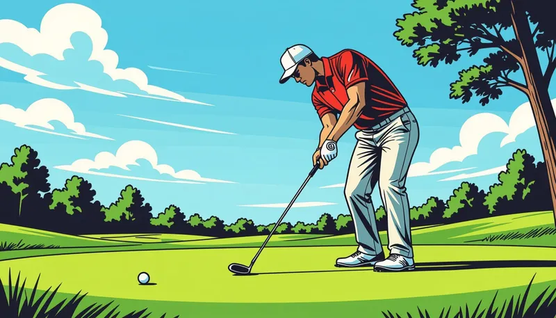 プロに学ぶバンプ＆ランの活用術 - illustration for bump and run technique usage