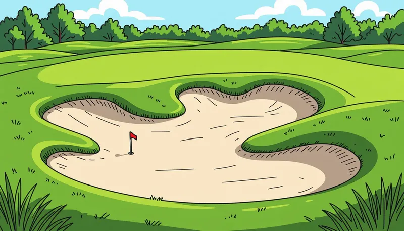 バンカーの基本的な2つの種類 - illustration for bunker types placement purpose