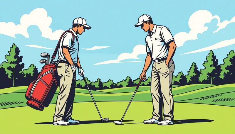 キャディ付きラウンドの費用対効果 - illustration for caddie round effective use
