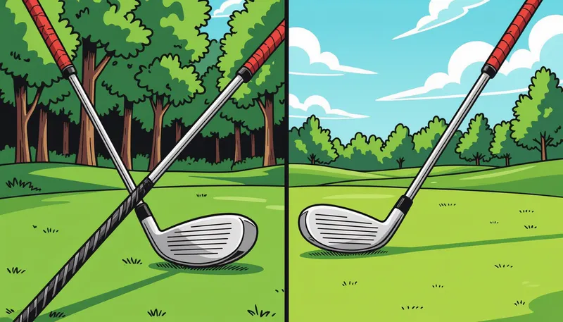 スチールシャフトのメリットとデメリット - illustration for carbon steel shaft comparison