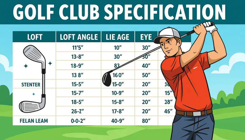 スペック表の基本項目とその意味 - illustration for club specifications reading understanding