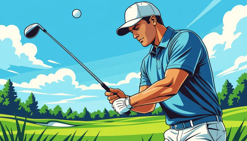 小さな成功を祝う：自信を積み重ねる習慣 - illustration for confidence building practice golf