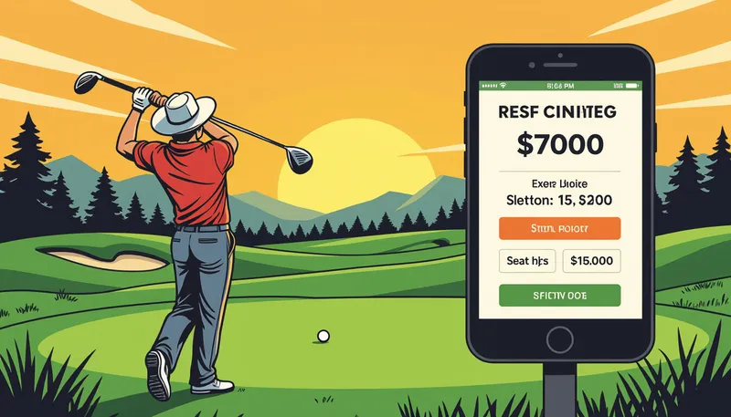 お得に予約するためのコツとテクニック - illustration for course booking fees pricing