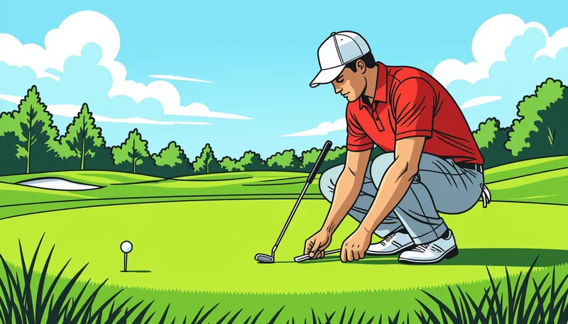 プレー中のコンディション変化への対応 - illustration for course conditions assessment reading