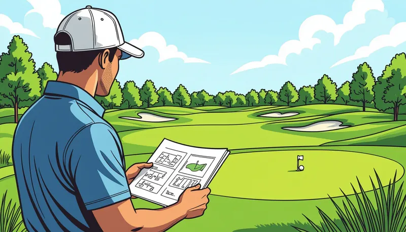 プレー中の適応テクニック - illustration for course setup adaptation strategy