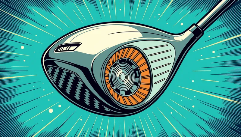 素材と打感・打音の関係 - illustration for driver head construction materials