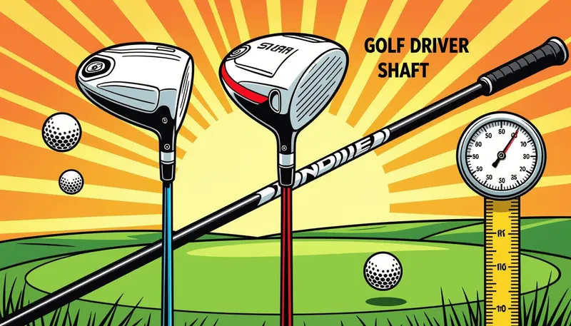 シャフト選びの実践ガイド：あなたに最適なシャフトを見つける方法 - illustration for driver shaft selection characteristics