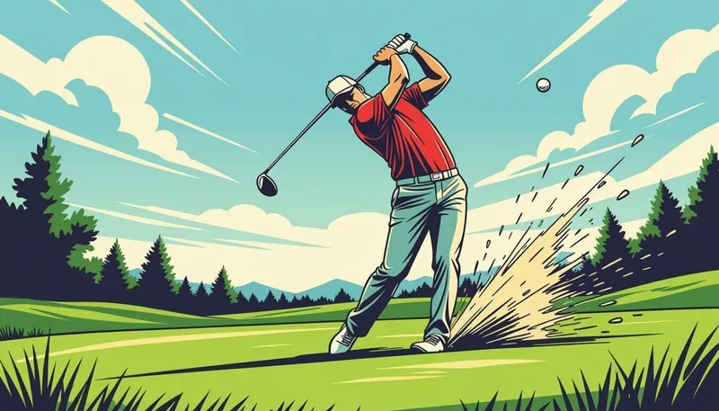 ラウンド中の即効対処法 - illustration for driver trouble shot solutions