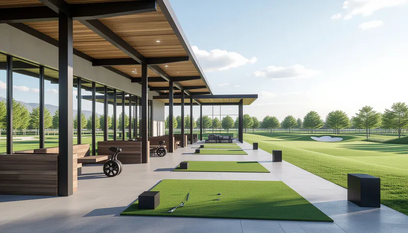 練習場の種類と特徴 - illustration for driving range selection recommendations