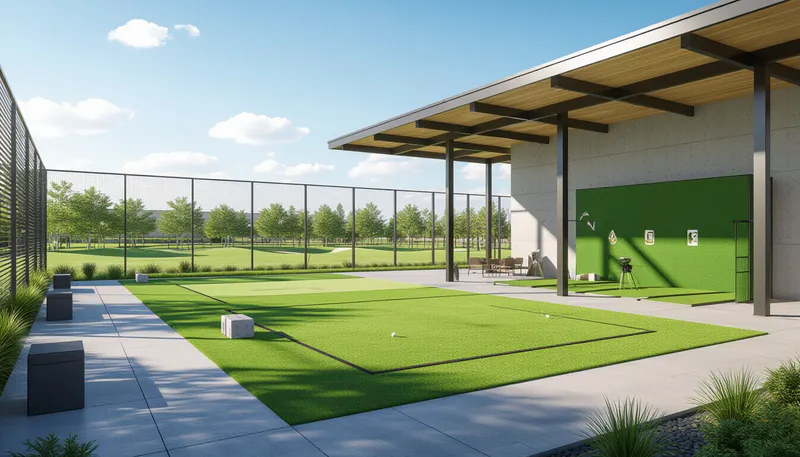 中上級者向けの練習場選び - illustration for driving range selection recommendations