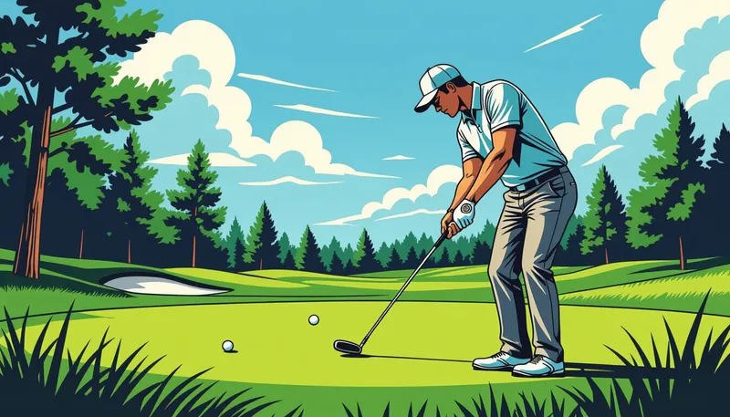 実践的な大叩き回避テクニック - illustration for eliminate big numbers double bogey