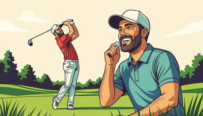 なぜゴルフではメンタルが重要なのか - illustration for enjoy golf mentality creation