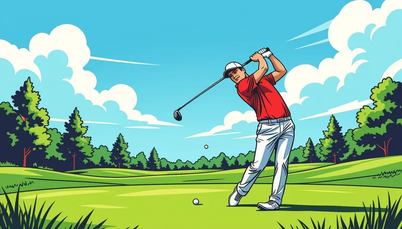 メンタルトレーニングの実践方法 - illustration for enjoy golf mentality creation