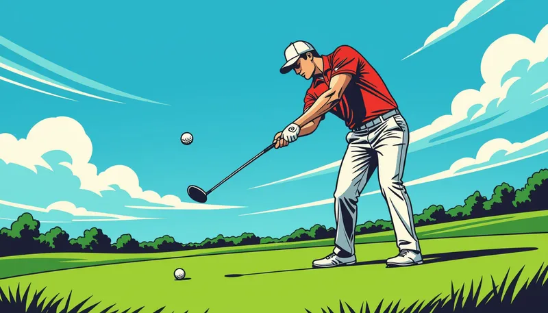 フェードボールの練習方法 - illustration for fade shot technique tips