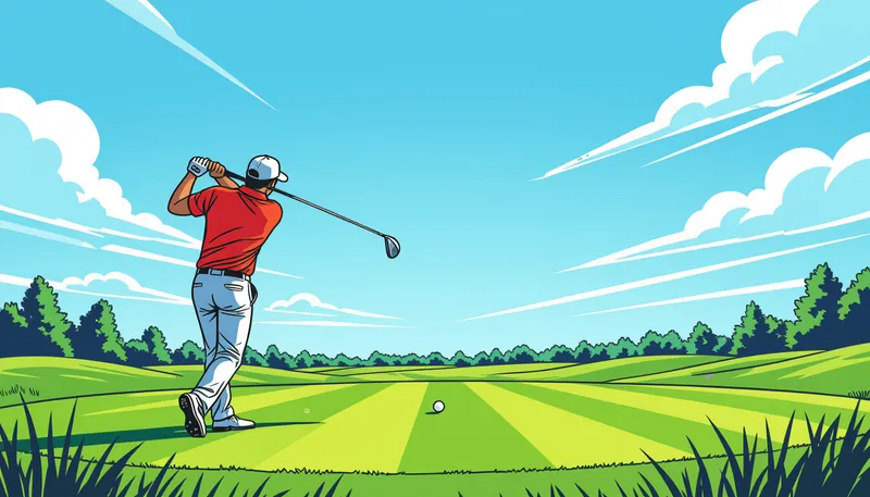 持ち球を活かしたコースマネジメント - illustration for fairway accuracy improvement method