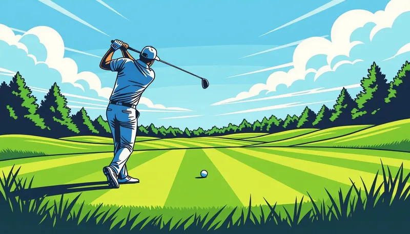 スイングの安定性向上テクニック - illustration for fairway accuracy improvement method