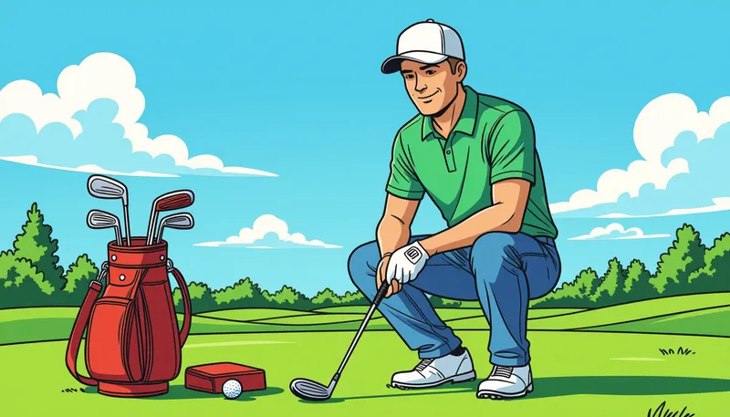 コースデビュー前の練習準備 - illustration for first golf course preparation