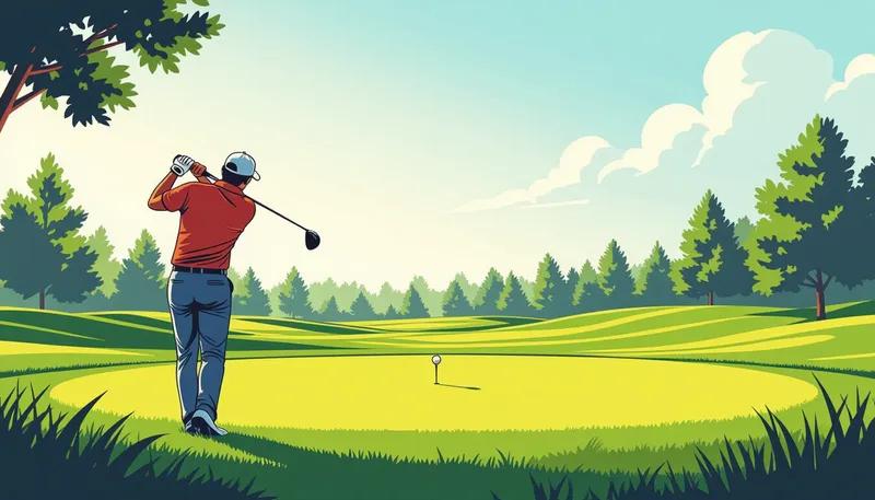 1番ホールが重要な理由 - illustration for first hole start tips success