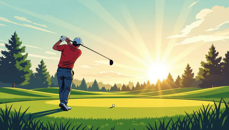 データで見る成功のベンチマーク - illustration for first hole start tips success