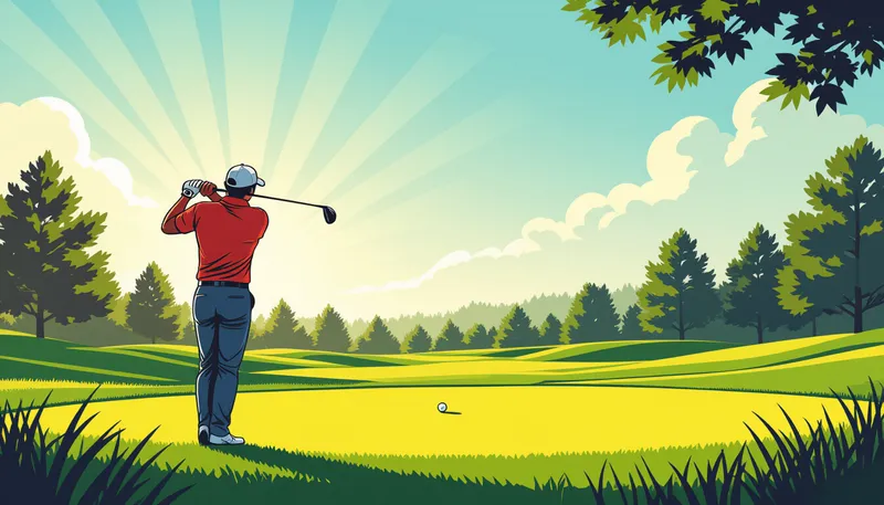 練習場でできる1番ホール対策 - illustration for first hole start tips success