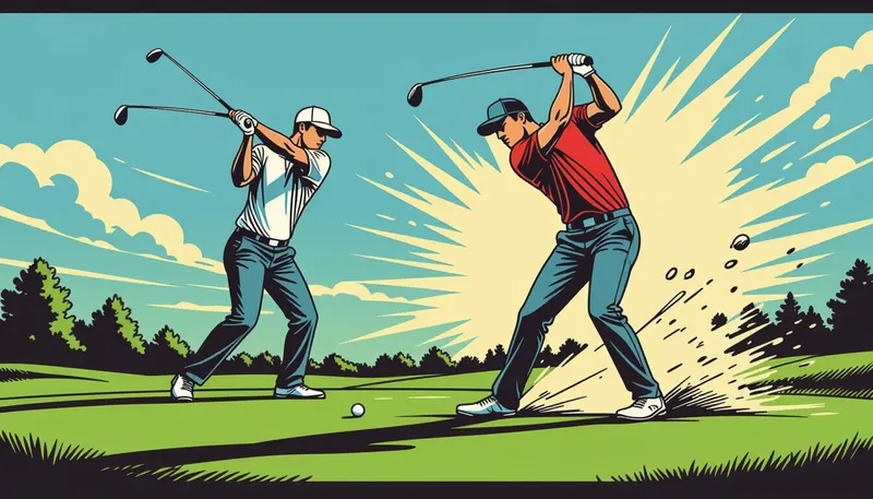 手打ち改善のための基本ドリル5選 - illustration for fix hand swing drills