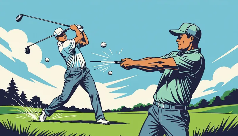 ラウンド中のシャンク応急処置法 - illustration for fix shank iron causes solutions