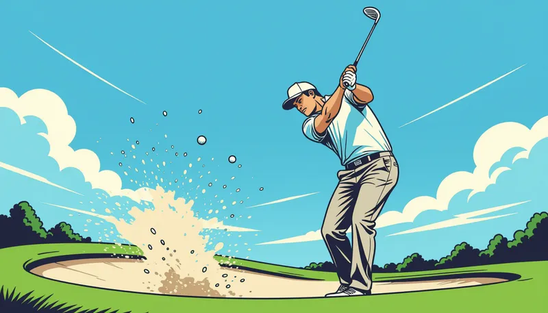 フロップショットの基本構造と特徴 - illustration for flop shot technique tips