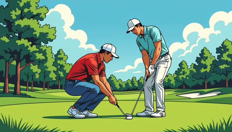 アドレスとは何か：ゴルフスイングの基礎 - illustration for golf address setup position