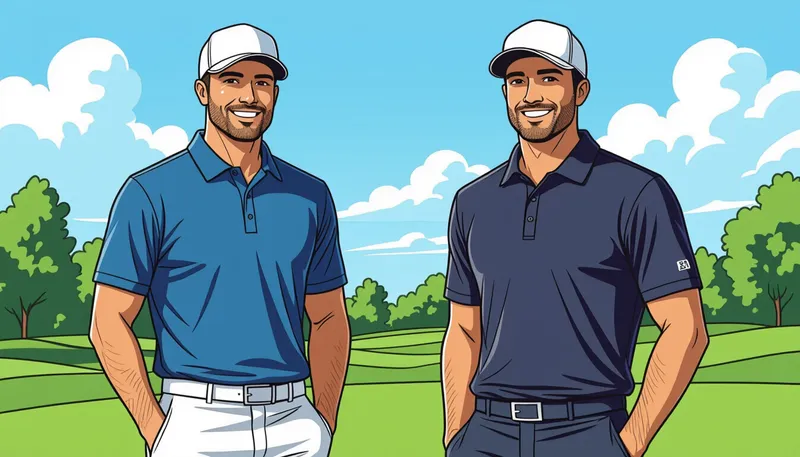 ゴルフウェアの基本マナーとドレスコード - illustration for golf apparel selection etiquette