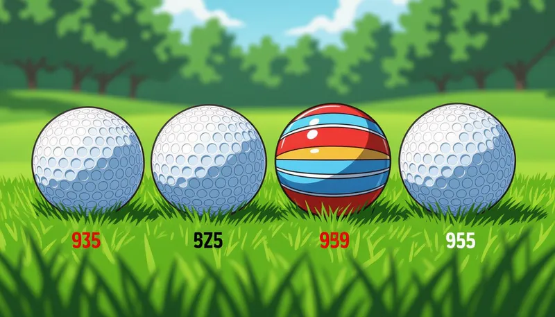 レベル別ゴルフボールの選び方 - illustration for ゴルフボールの種類と選び方