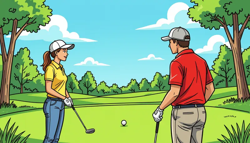 知っておきたいゴルフ用語集 - illustration for golf basics knowledge beginners