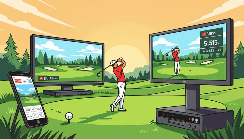 配信サービス利用時の注意点 - illustration for golf broadcast streaming guide
