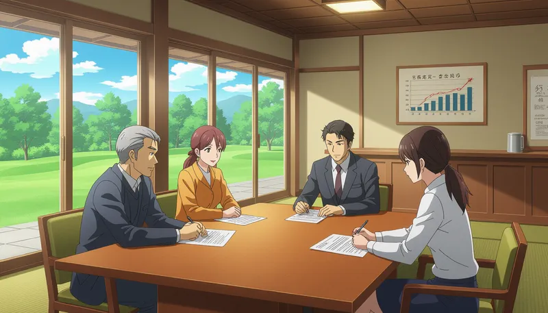 ゴルフ場の未来に向けて - illustration for ゴルフ場経営の現状と課題