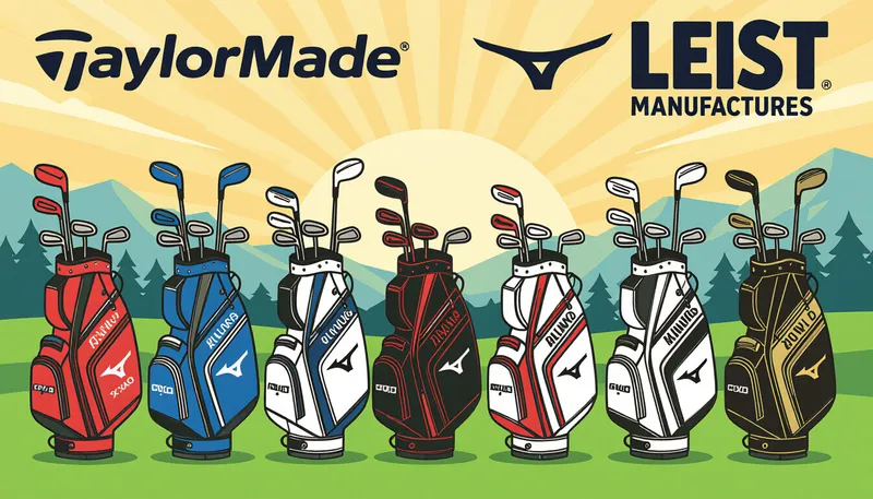 ゴルフ用品市場の動向 - illustration for golf equipment manufacturers comparison
