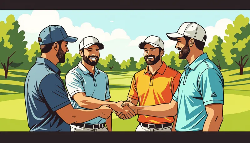 SNSを活用したゴルフ仲間探し - illustration for ゴルフ仲間の作り方と広げ方