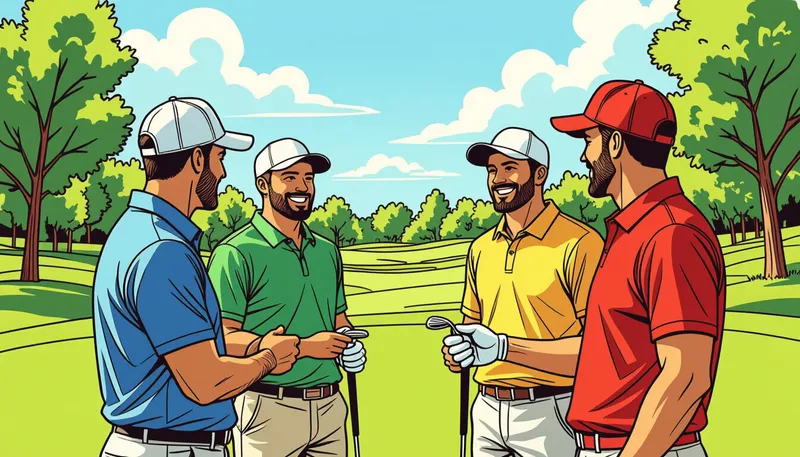 一人予約サービスで気軽に出会う - illustration for ゴルフ仲間の作り方と広げ方