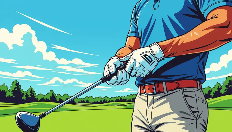 合成皮革グローブのお手入れと洗濯方法 - illustration for golf glove selection care